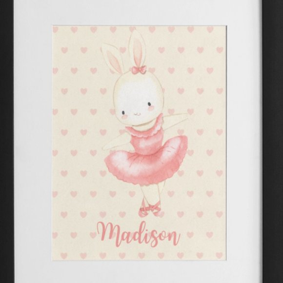 Nursery or Child's Bedroom Personalized Custom Wall Art, 8x10 Unframed - Picture 2 of 11